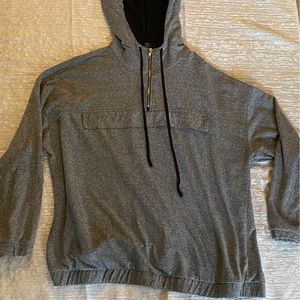 Forever21 Athleisure Quarter Zip Hoodie
